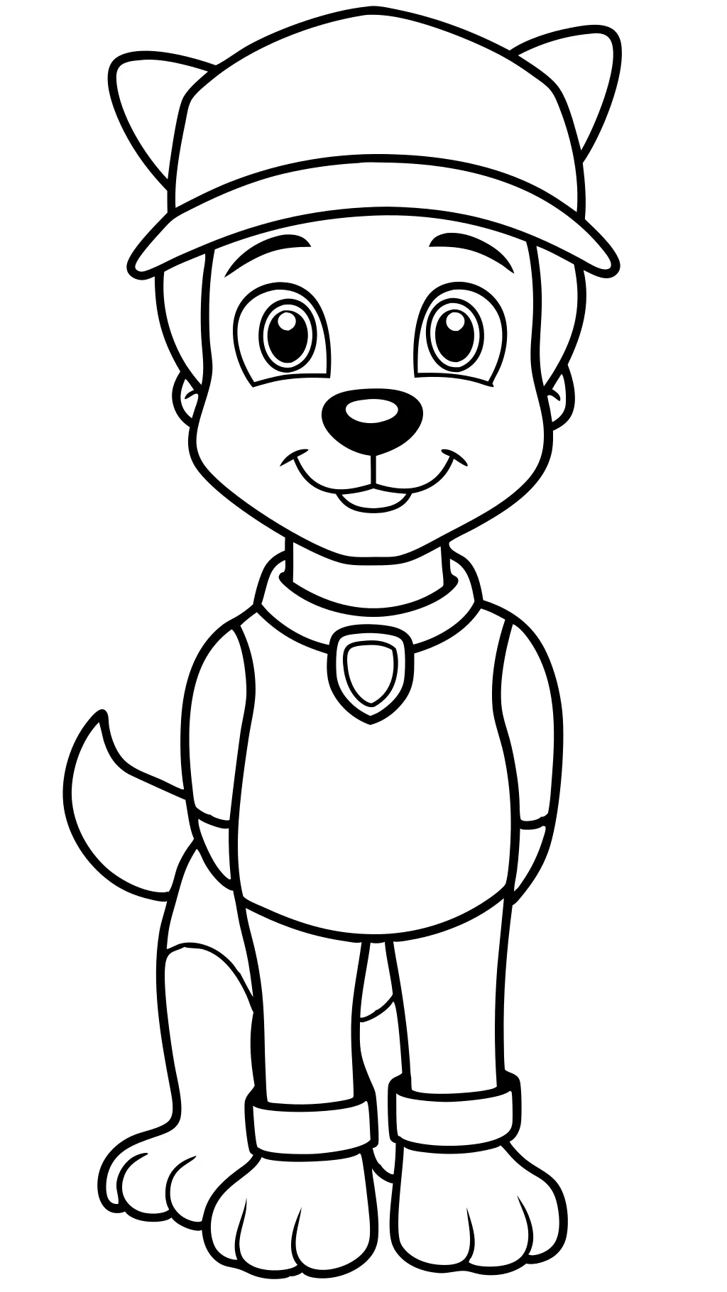 Página para colorear de PAW Patrol Patrol